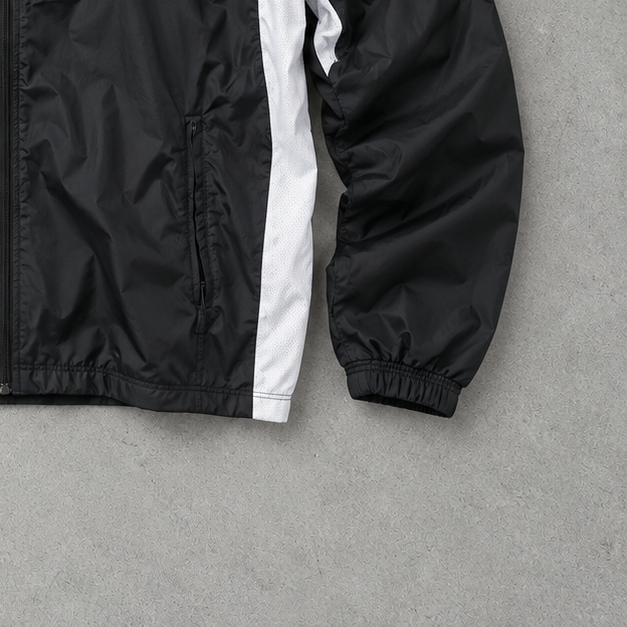 Y2K Nike Windbreaker Schwarz Limited (M)