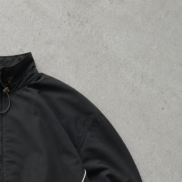 Y2K Reebok Windbreaker Black Rare (L)