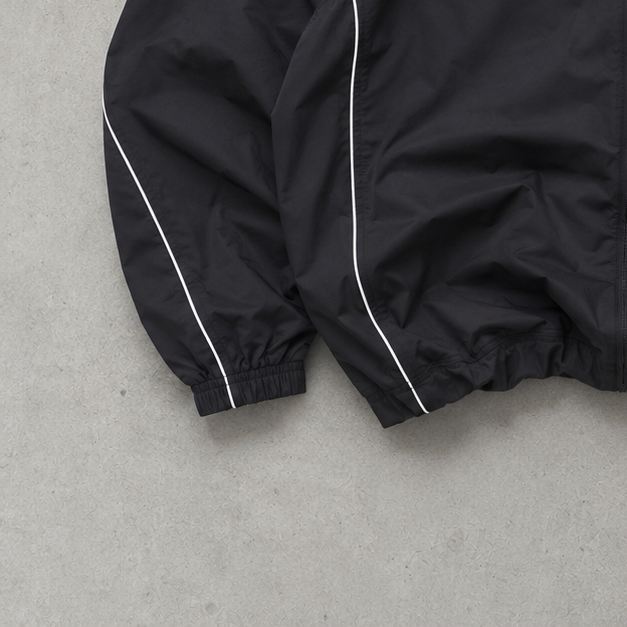 Y2K Reebok Windbreaker Black Rare (L)