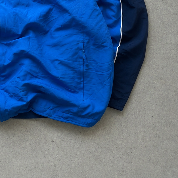 2000 Nike Track Jacket Marineblau, Blue Rare Stitched Logo (Size L)