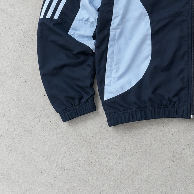 Veste Adidas bleu marine / blanc limitée (S)