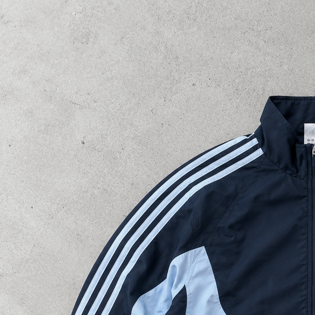 Veste Adidas bleu marine / blanc limitée (S)