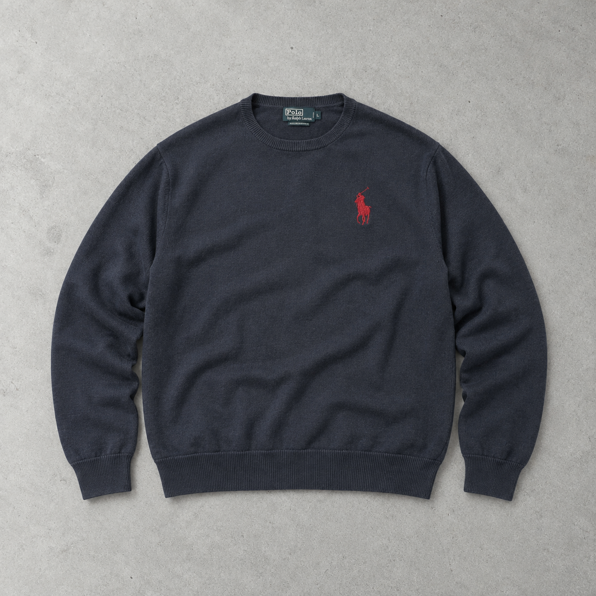 Polo Ralph Lauren Sweater Marineblau Rare (XL)