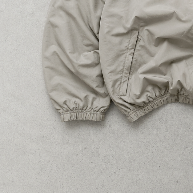 00s Nike Jacket Beige Rare Stitched Logo (Size L)