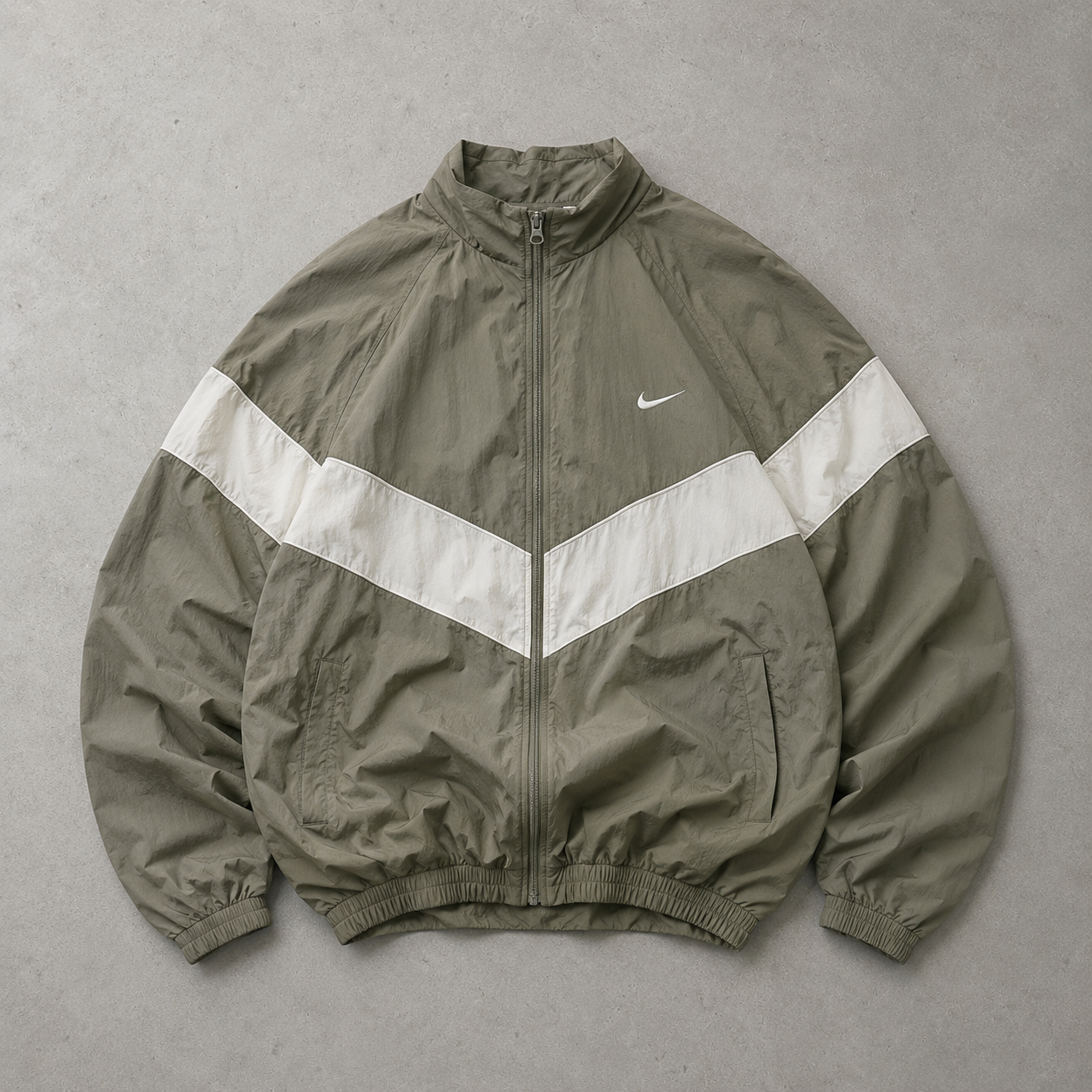 Nike Windbreaker Khaki White Rare (XXL)