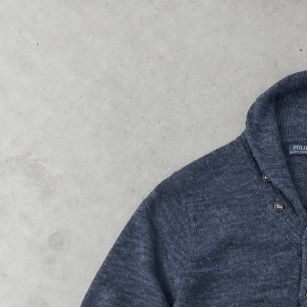 Ralph Lauren Cardigan Marineblau Rare (XL)