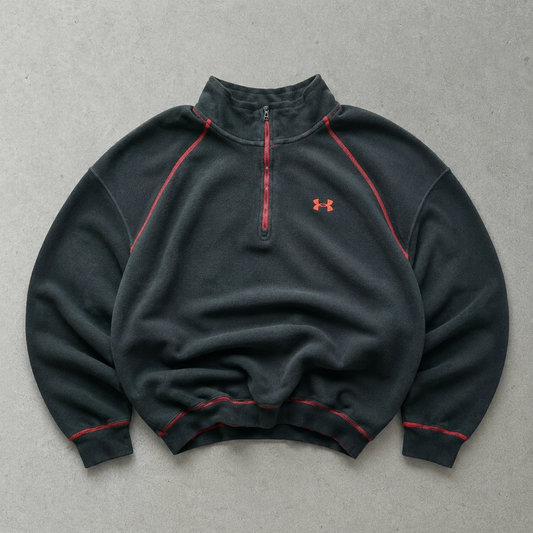 Under Armour Fleece Jacket Black Limited (XL) Stitched Logo