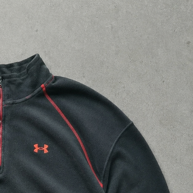 Under Armour Fleece Jacket Black Limited (XL) Stitched Logo