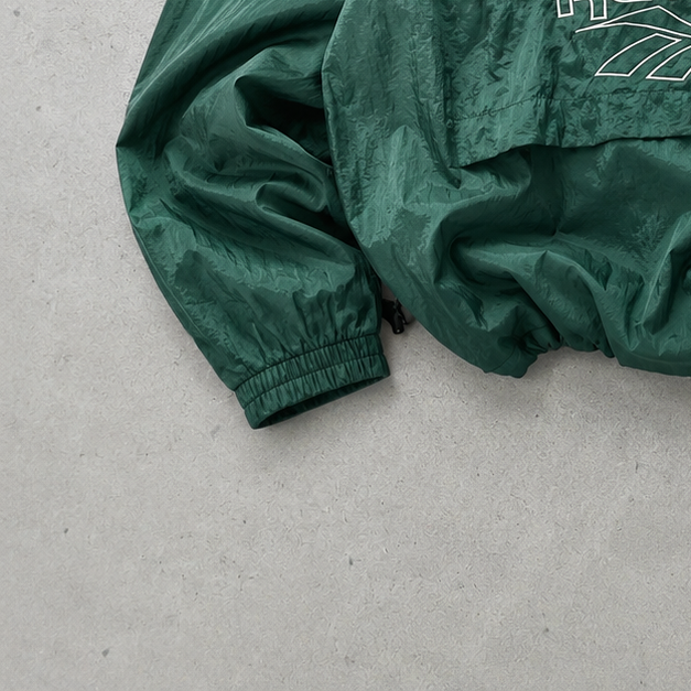 Y2K Reebok Windbreaker Dark Green Limited (L)
