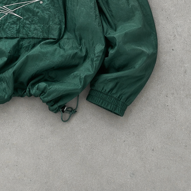 Y2K Reebok Windbreaker Dark Green Limited (L)