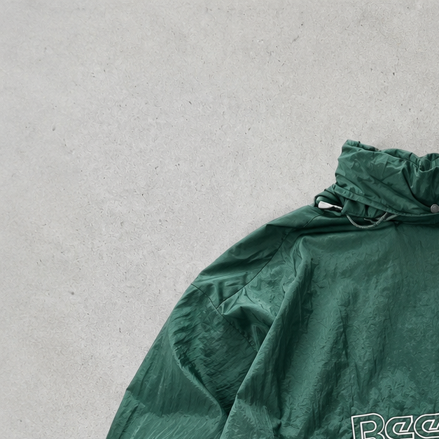 Y2K Reebok Windbreaker Dark Green Limited (L)
