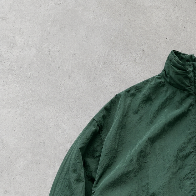 Y2K Reebok Windbreaker Dark Green Limited (L)