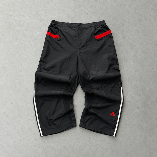 y2k Adidas Jacket Schwarz, Rot Rare (L)