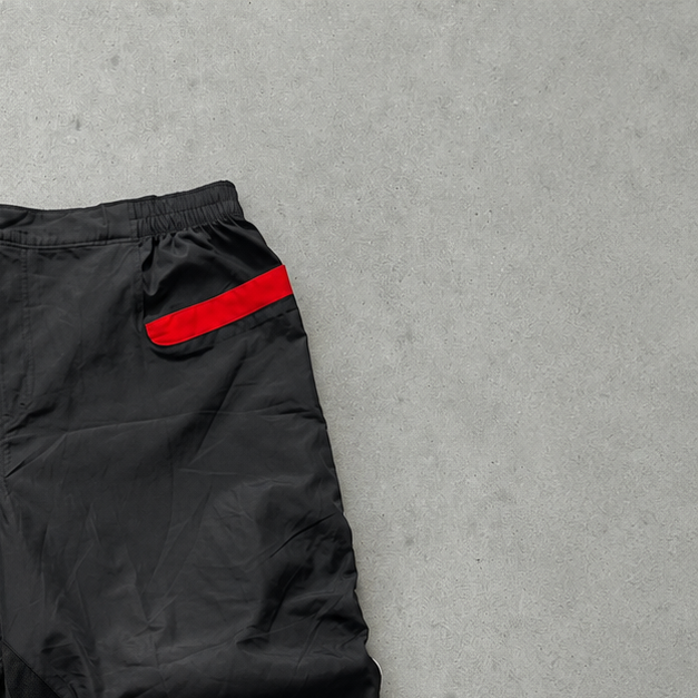 y2k Adidas Jacket Schwarz, Rot Rare (L)