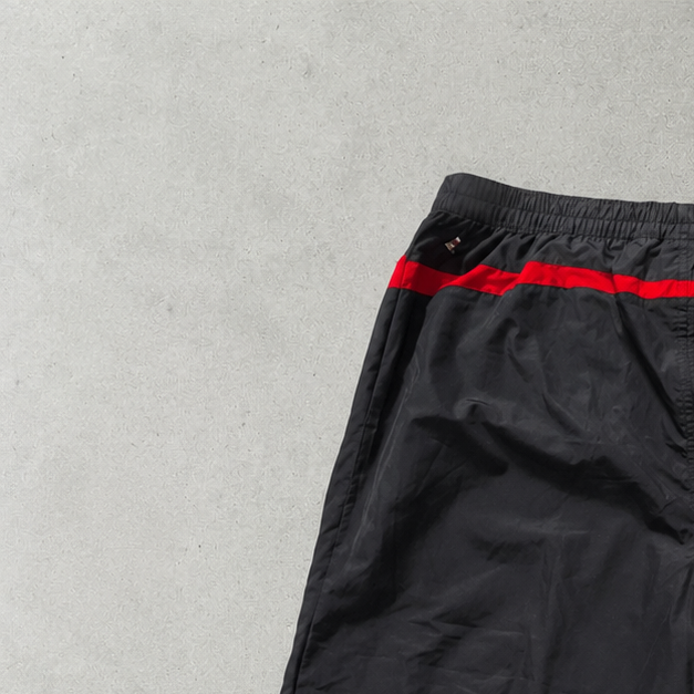 y2k Adidas Jacket Schwarz, Rot Rare (L)