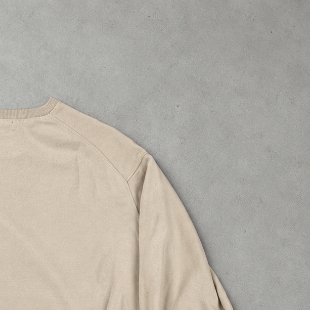 Ralph Lauren Sweater Beige Stitched Logo Limited (XL)