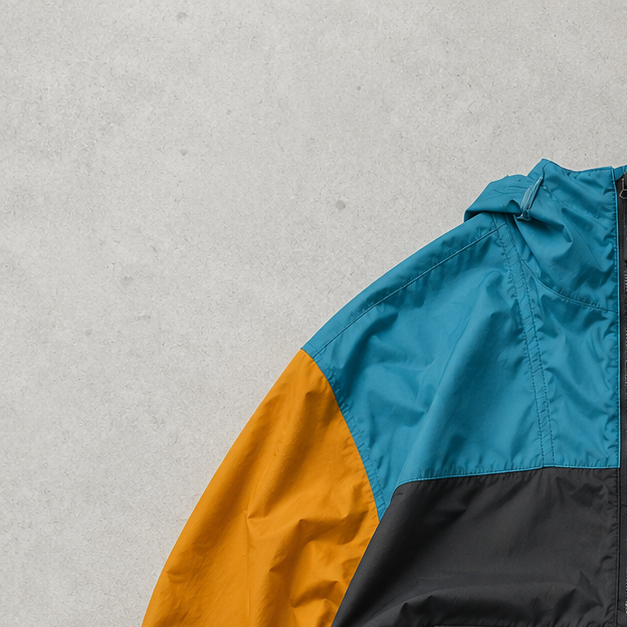 The North Face Windbreaker Blue, Grey Rare (S)