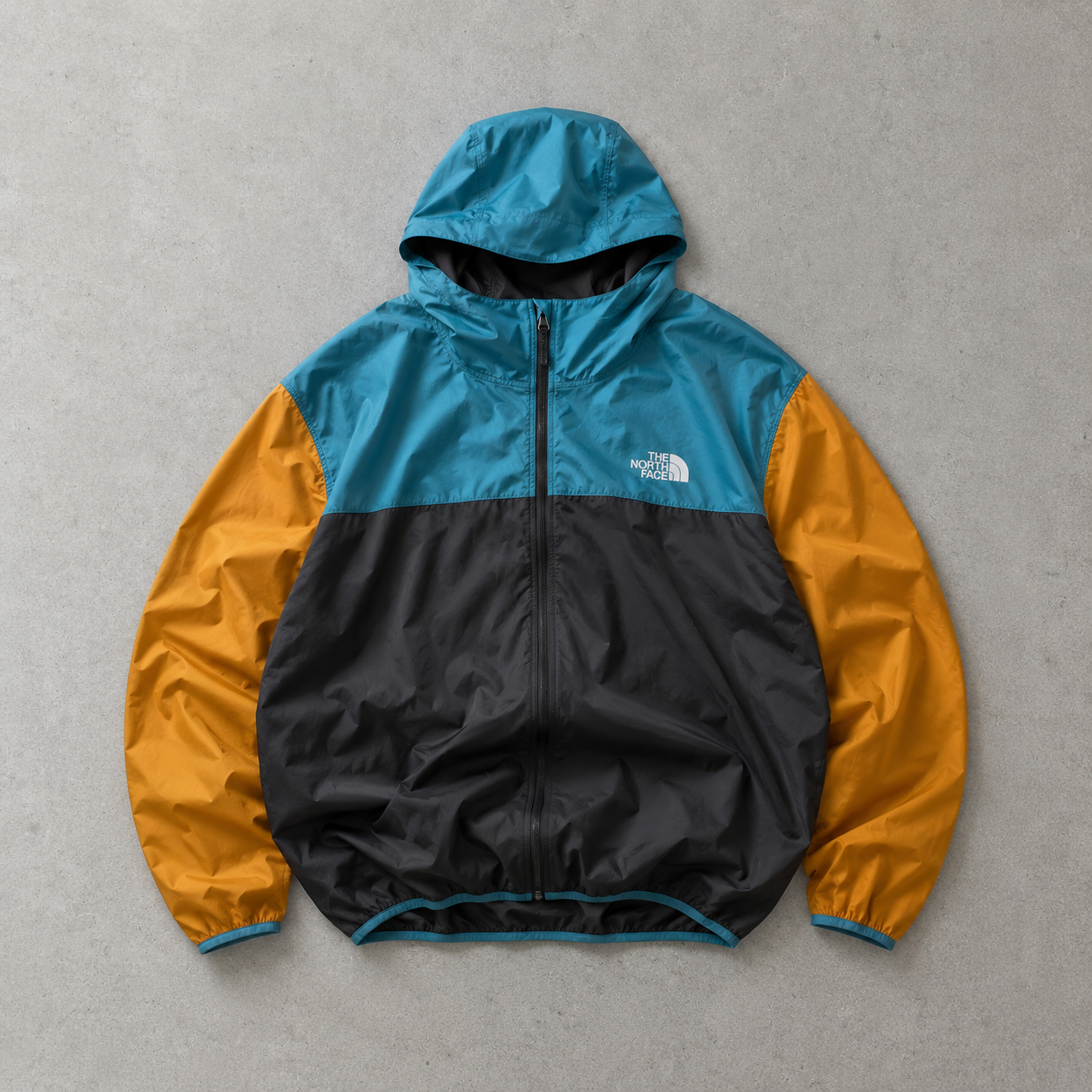 The North Face Windbreaker Blue, Grey Rare (S)
