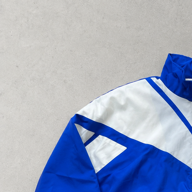 90s Y2K Reebok Hoodie White / Blue Limited (M)