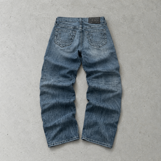 Y2K True Religion Bootcut Jeans Blue Rare (M)