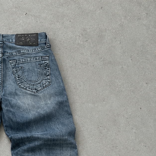 Y2K True Religion Bootcut Jeans Blue Rare (M)