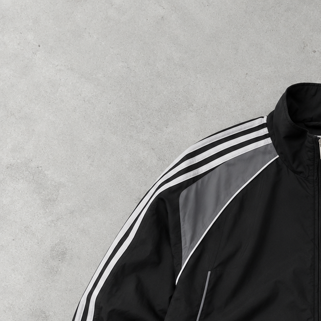 Coupe-vent Adidas Y2K Noir / Gris Rare (M)