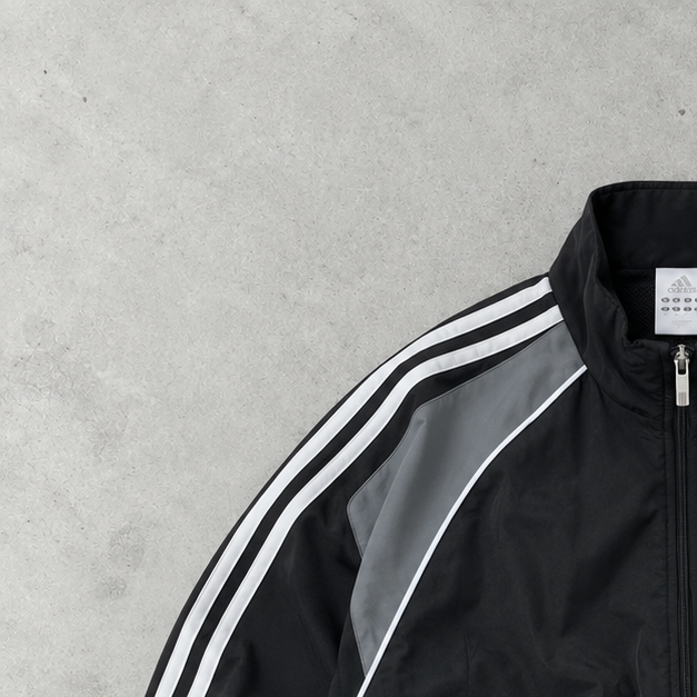Coupe-vent Adidas Y2K Noir / Gris Rare (M)