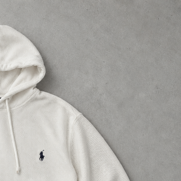 Ralph Lauren Hoodie White Rare (M)