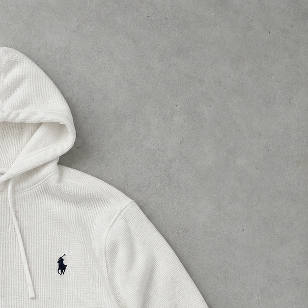 Ralph Lauren Hoodie White Rare (M)