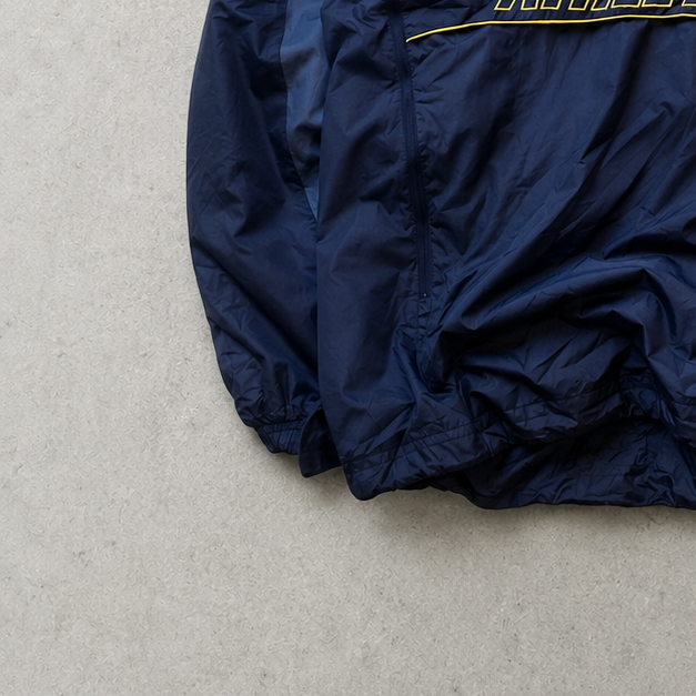 90s Nike Windbreaker Navy Yellow Rare (L)