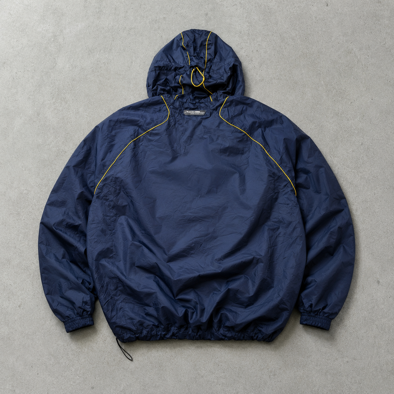 90s Nike Windbreaker Navy Yellow Rare (L)