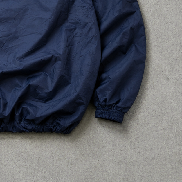 90s Nike Windbreaker Navy Yellow Rare (L)