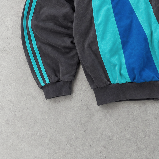 Adidas Regenjacke Blau / Braun Limited (M)