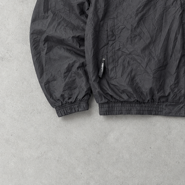 90s Reebok Track Jacket Schwarz Limited Stitched Logo (M)