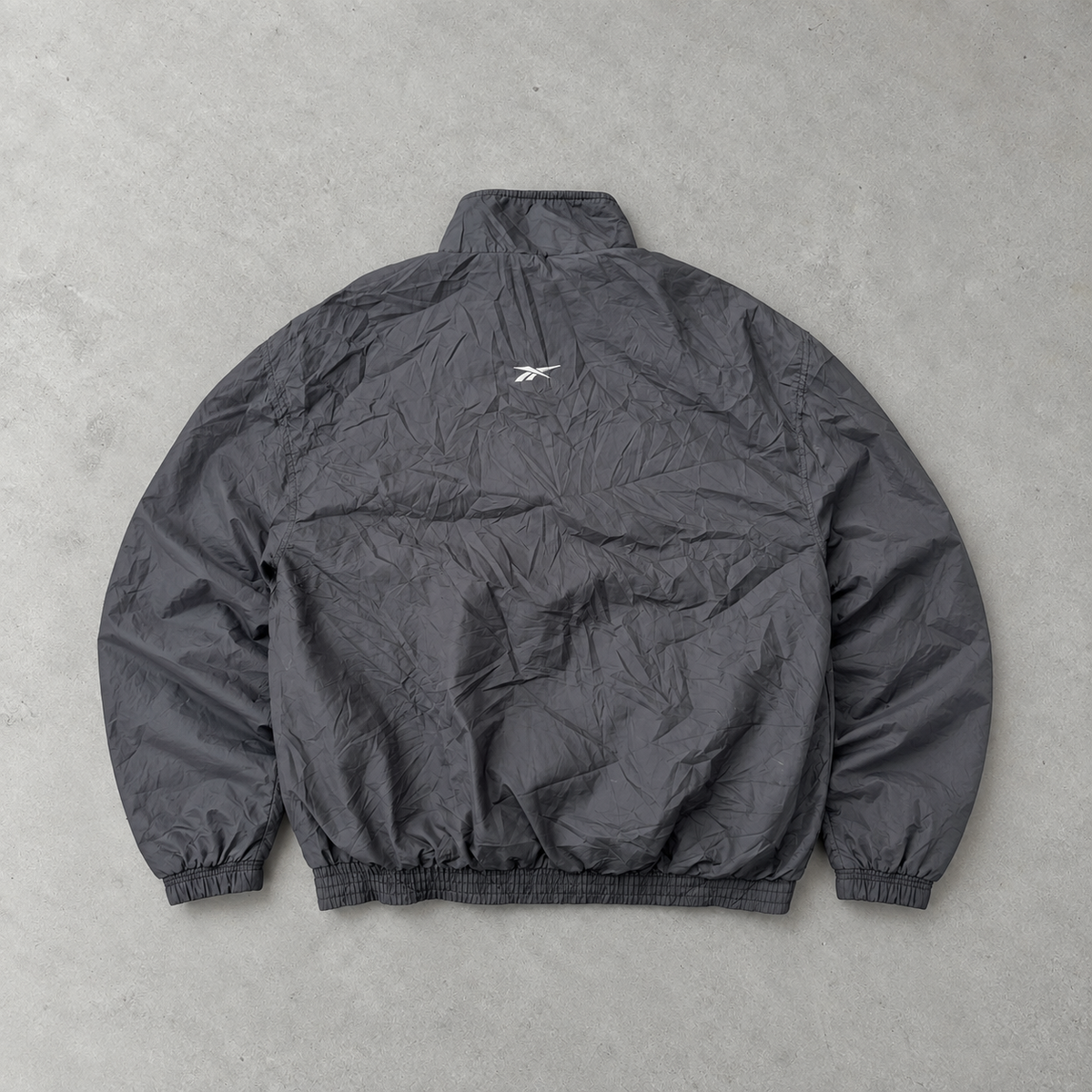 90s Reebok Track Jacket Schwarz Limited Stitched Logo (M)