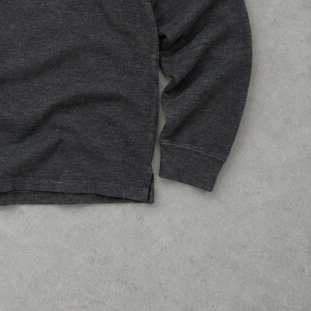 Ralph Lauren Half-Zip Sweater Grau Rare (L)