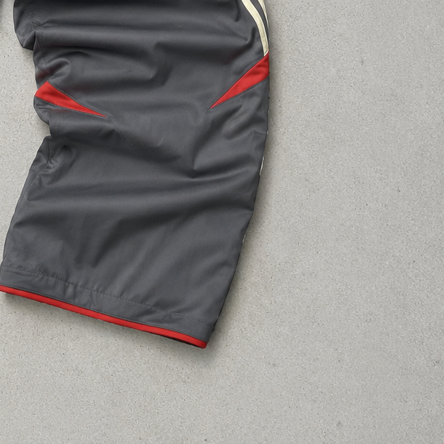 2000 Adidas Pants Schwarz, Rot Rare (XL)