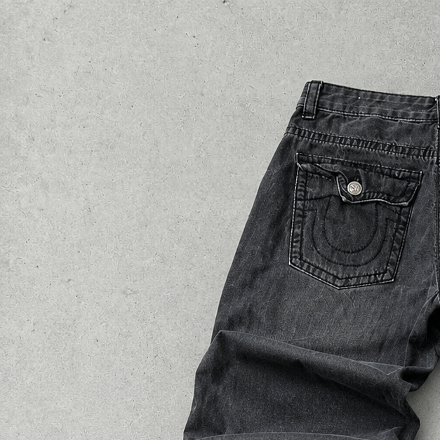 True Religion Jeans Schwarz Rare (M)