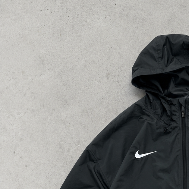 Nike Windbreaker Black Limited (L) Stitched Logo