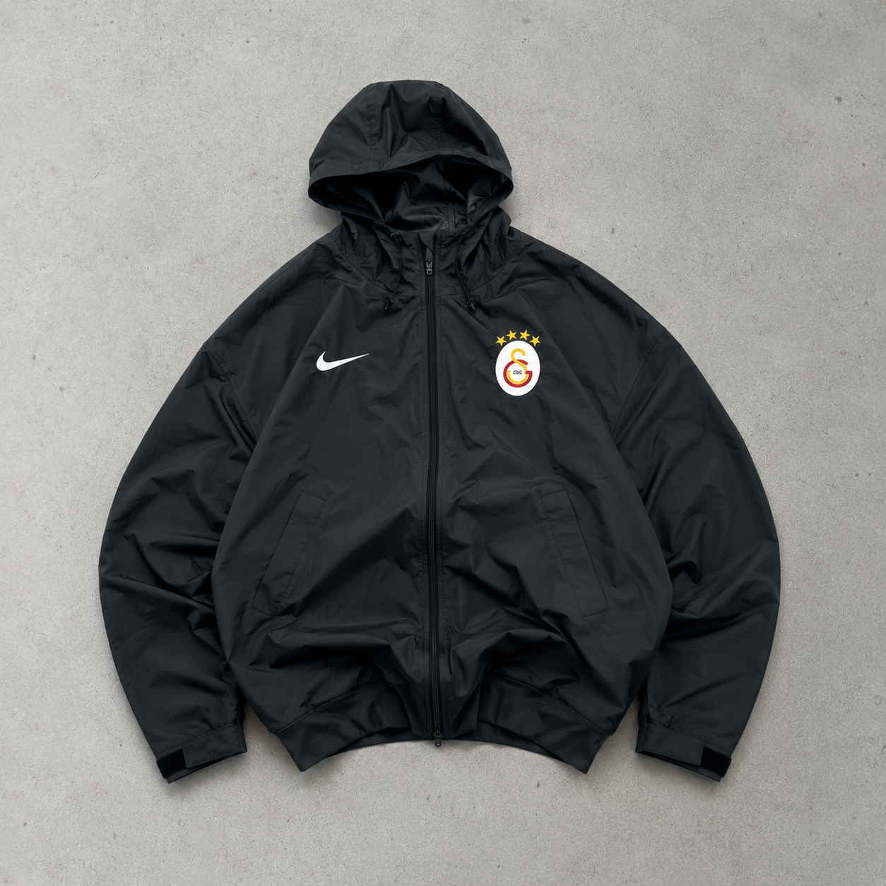 Nike Windbreaker Black Limited (L) Stitched Logo