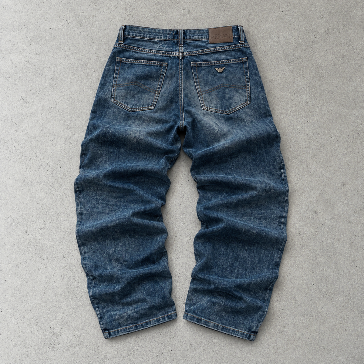 Y2K Emporio Armani Bootcut Pants Navy Rare (W31 | DE 46)