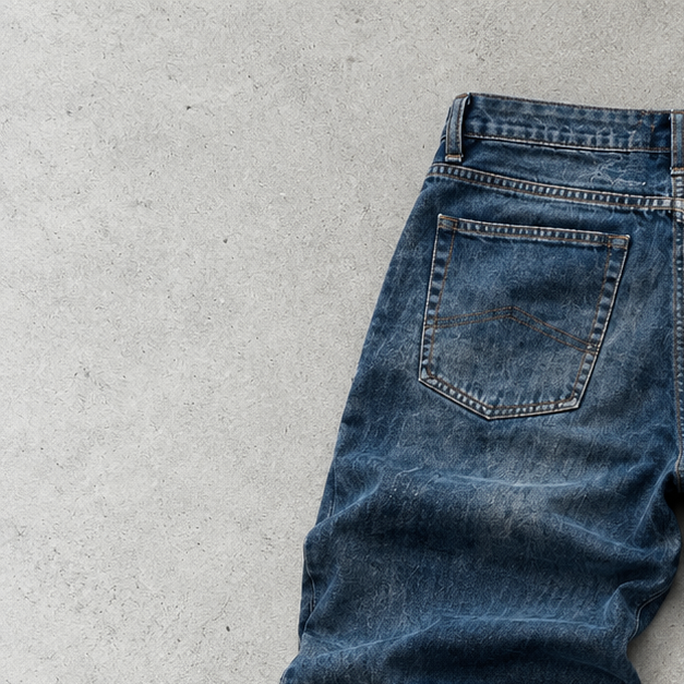 Y2K Emporio Armani Bootcut Pants Navy Rare (W31 | DE 46)