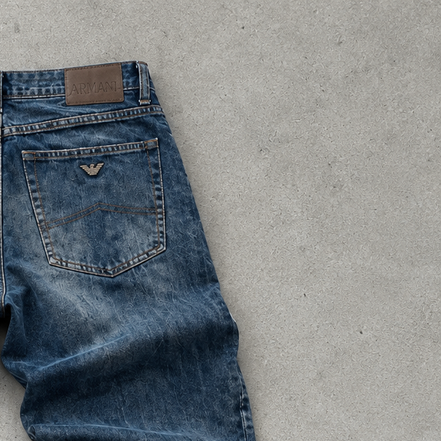 Y2K Emporio Armani Bootcut Pants Navy Rare (W31 | DE 46)