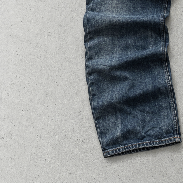 Y2K Emporio Armani Bootcut Pants Navy Rare (W31 | DE 46)