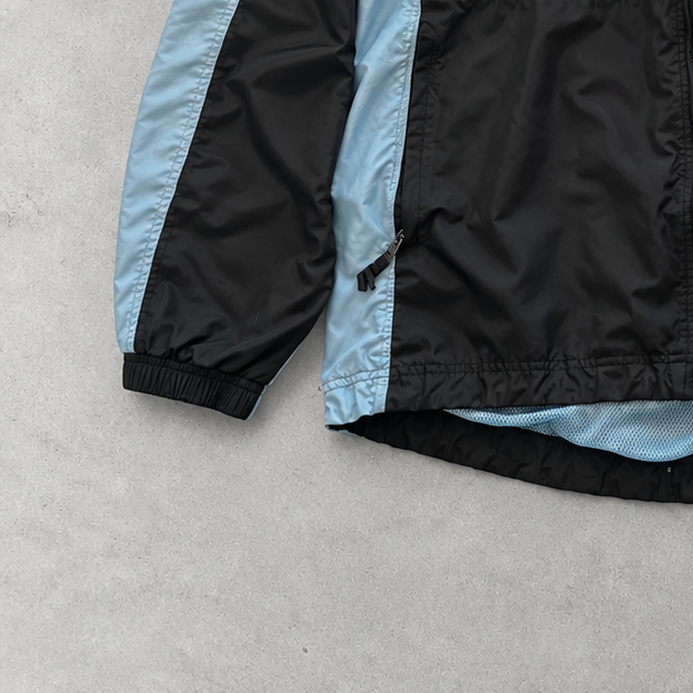 Inter Mailand 1999/2000 Nike Track Jacket Schwarz, Türkis Limited (M)