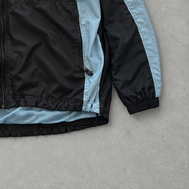 Inter Mailand 1999/2000 Nike Track Jacket Schwarz, Türkis Limited (M)