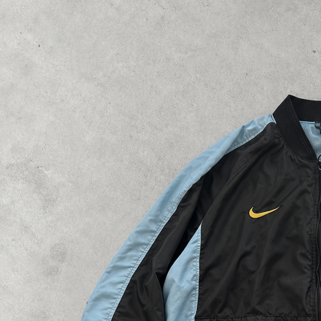 Inter Mailand 1999/2000 Nike Track Jacket Schwarz, Türkis Limited (M)