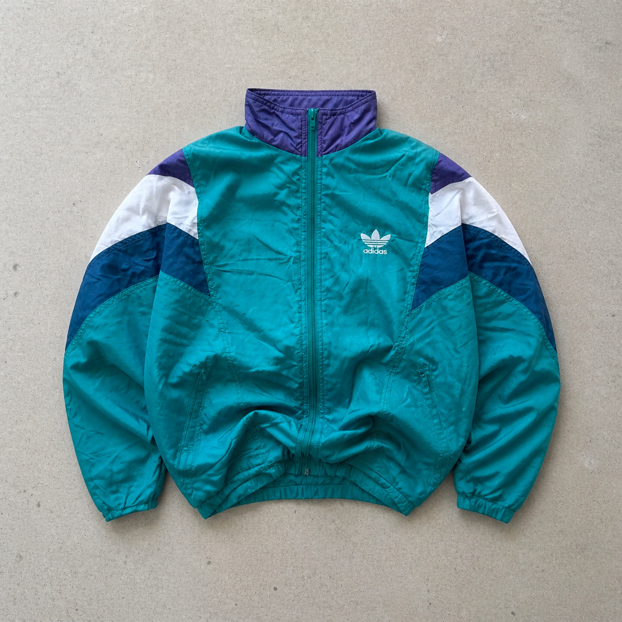 Adidas Vest Türkis Rare (M) Stitched Logo