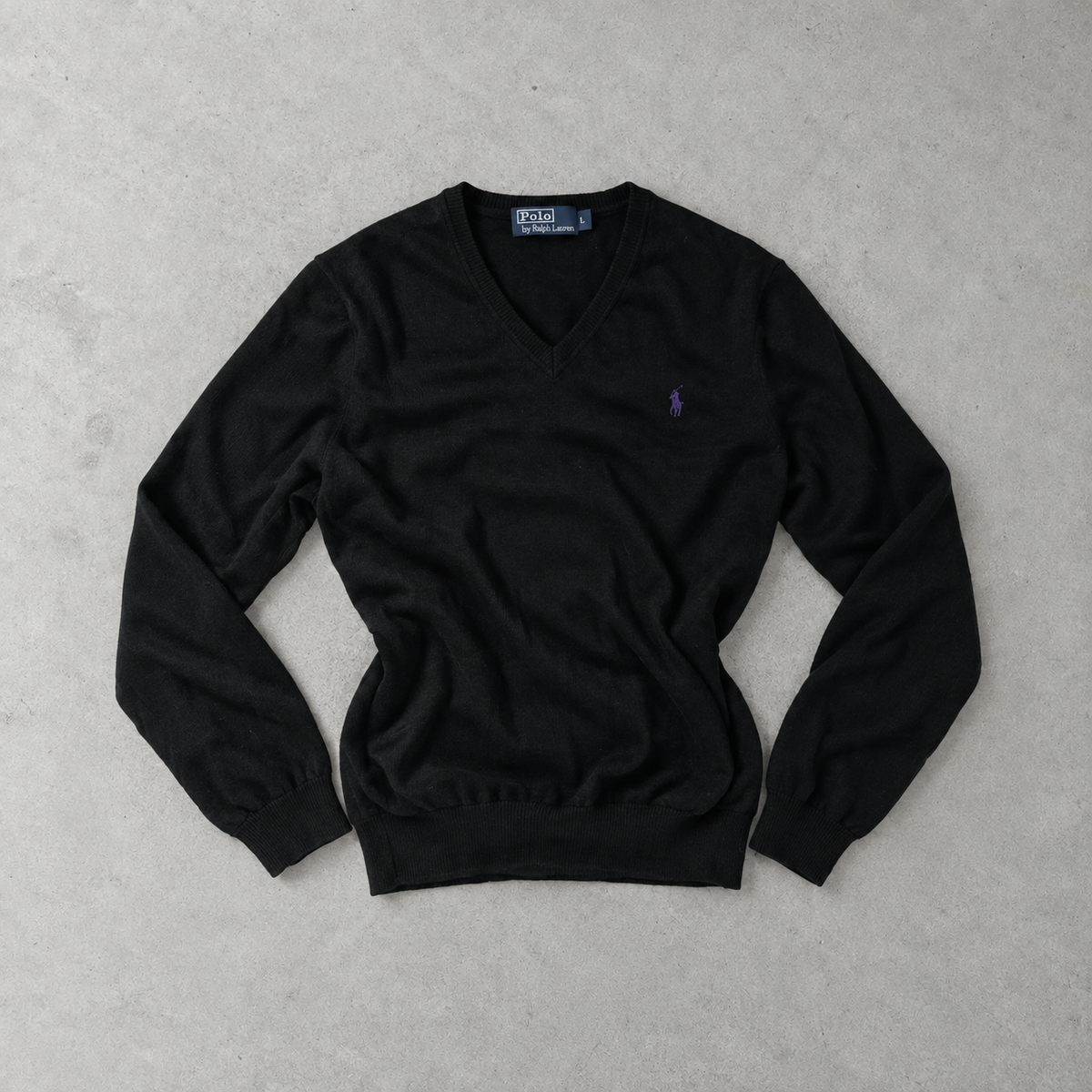 Polo Ralph Lauren Sweater Schwarz Rare (L)
