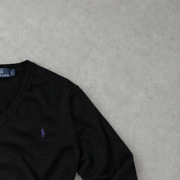 Polo Ralph Lauren Sweater Schwarz Rare (L)